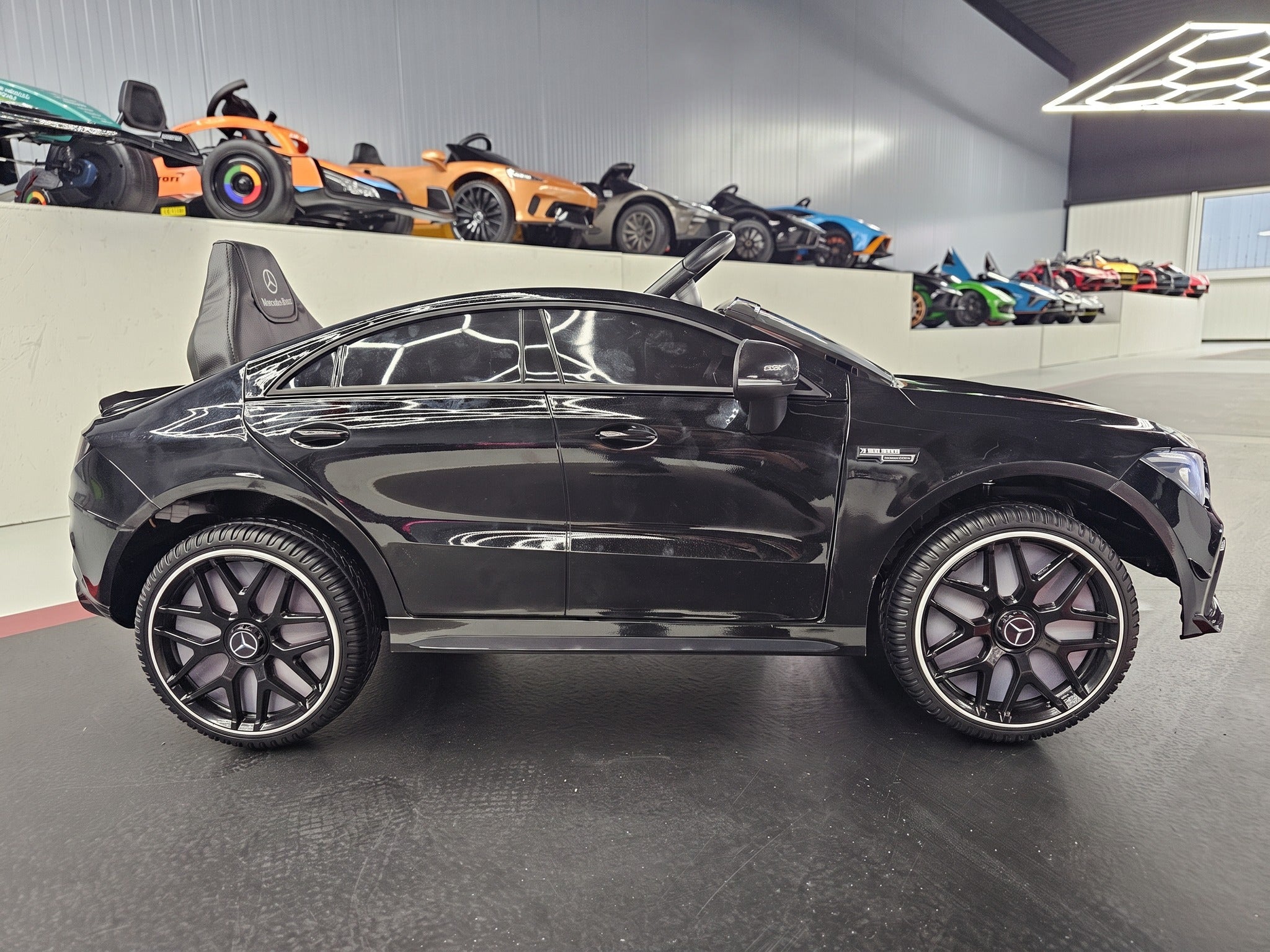 Mercedes CLA 45 Black side