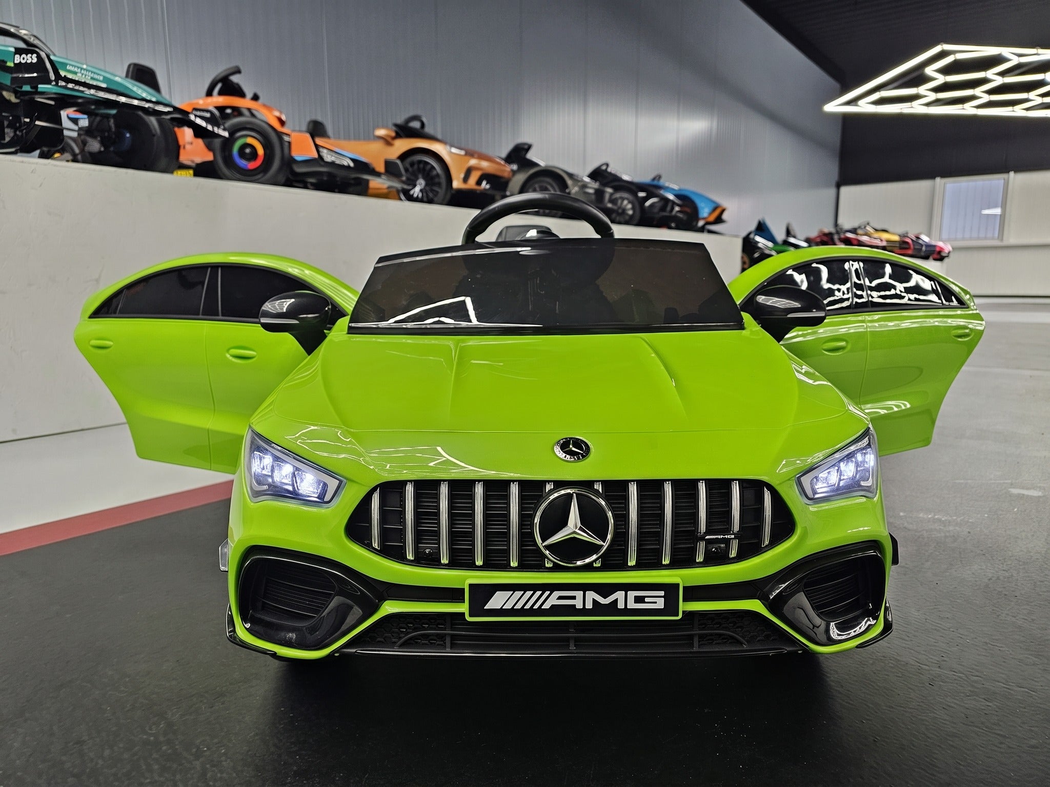 Mercedes CLA 45 Green front