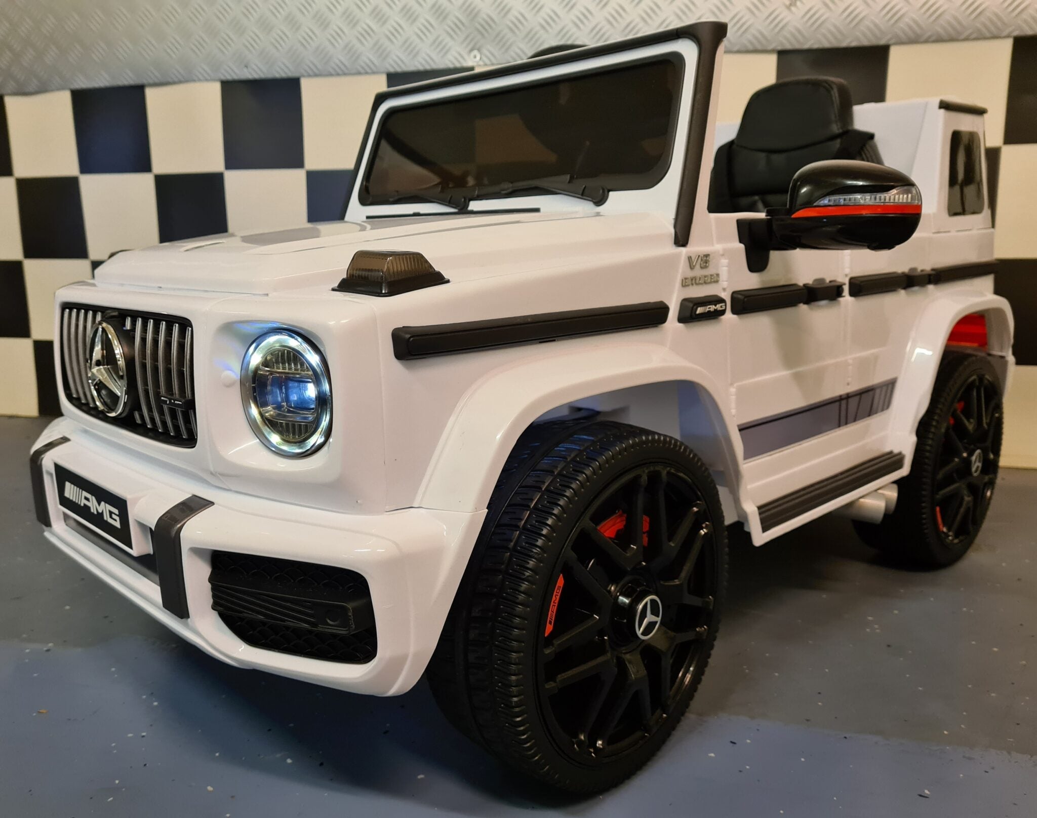 Mercedes G63 12V 1-seater White