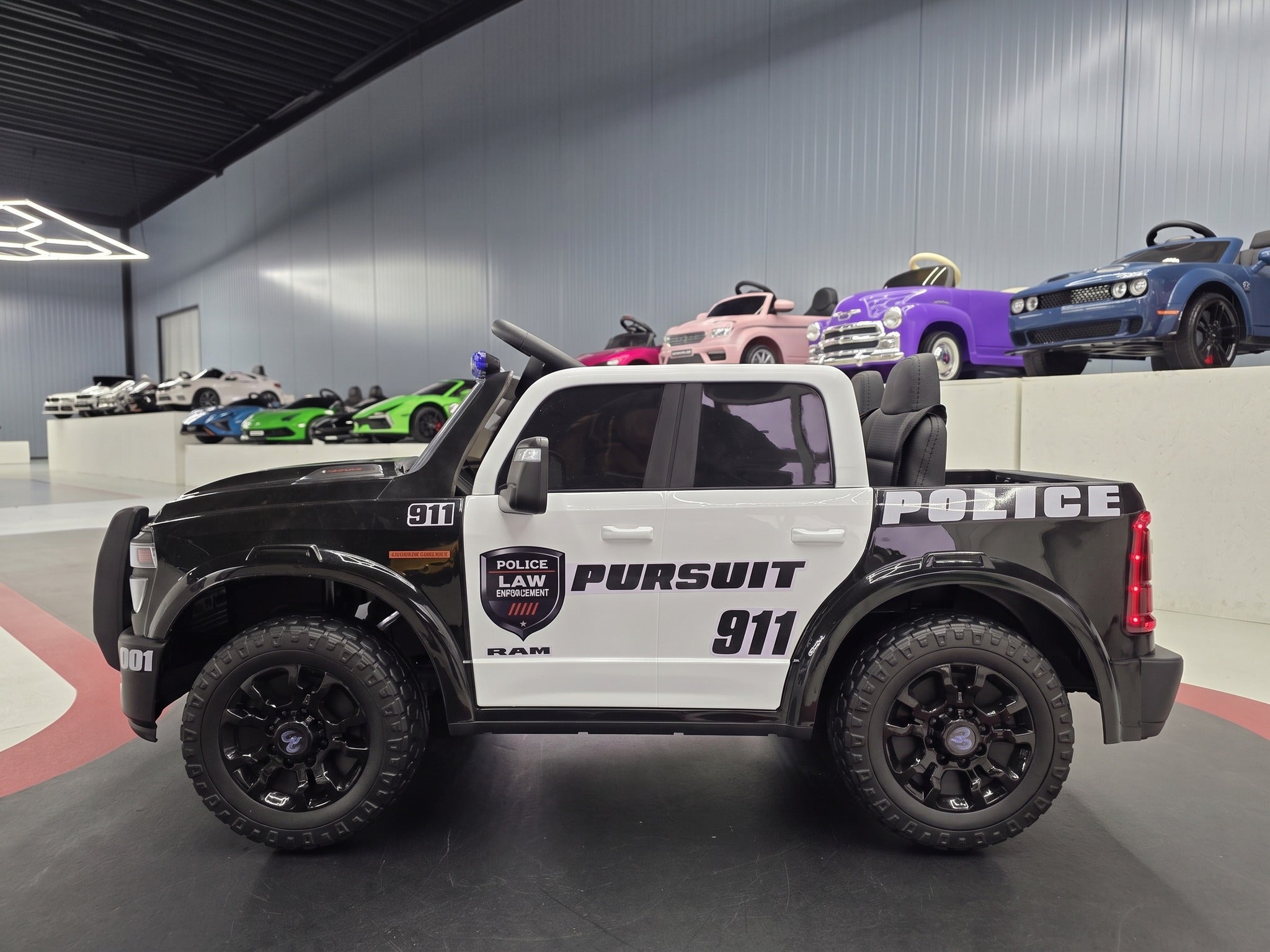 Dodge RAM Police Car side view