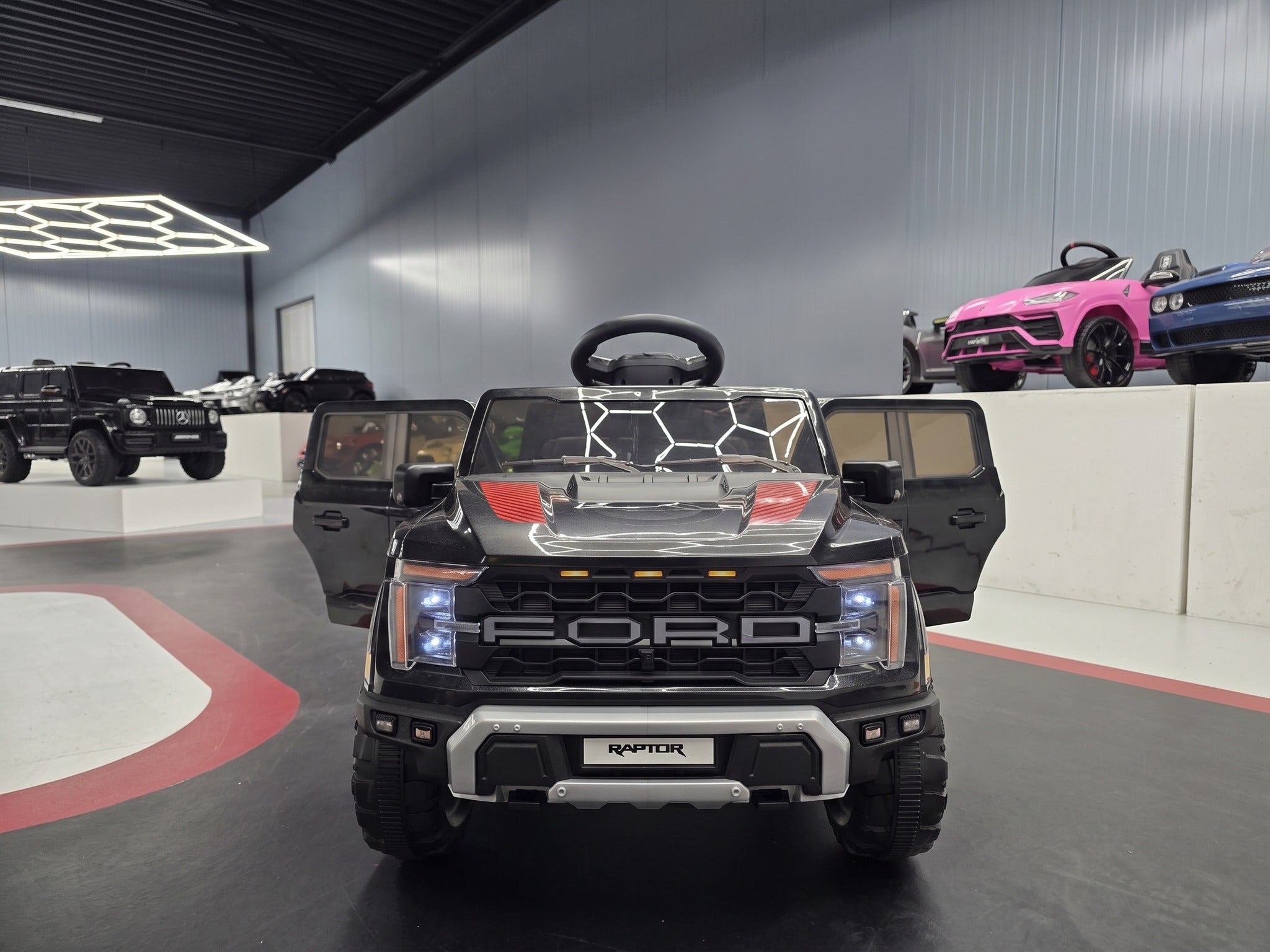 Ford Raptor 12V 1-seater Black front